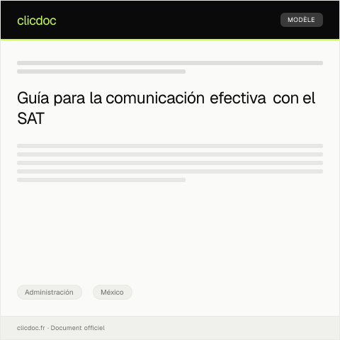 Vista previa del documento Revisión de requisitos para trámites en línea — Administración, México