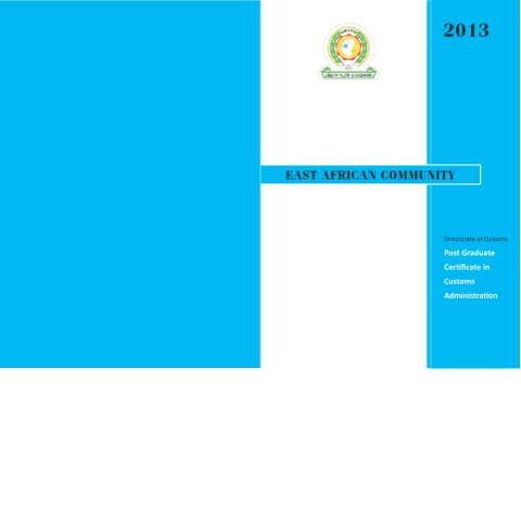 Document preview: rra booklet on eac — Brochure / guide, Rwanda (CERFA n°rra_booklet_on_eac)