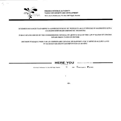 Document preview: cg ruling art 60 rotated — CG directive / ruling, Rwanda (CERFA n°cg_ruling_art_60-rotated)