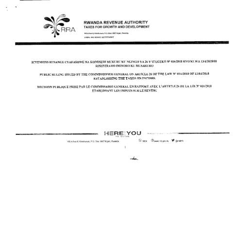 Document preview: cg ruling on article 26 of the law on income tax rotated — Law, Rwanda (CERFA n°cg_ruling_on_article_26_of_the_law_on_income_tax-rotated)