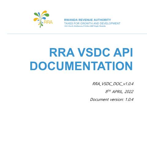 Document preview: vsdc specification document v1.0.4 2022 — Document, Rwanda (CERFA n°vsdc_specification_document_v1.0.4__2022)
