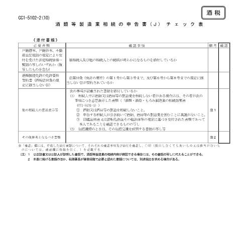 Document preview: E1-6 酒類等製造業又は酒類販売（販売の代理・媒介）業の相続等の申告手続き — 酒類等の製造者の相続(PDFファイル/157KB) — 酒税, 日本 (CERFA n°E1-6)