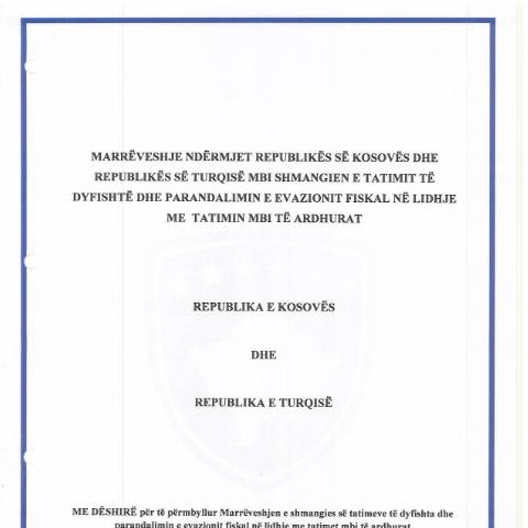 Document preview: Shkarko marrëveshjen — Marreveshjet Nderkombetare, Kosovë