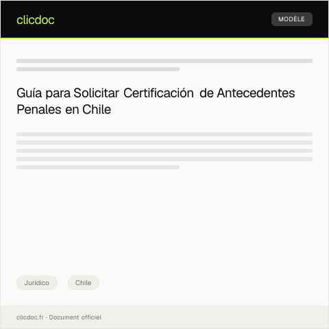 Vista previa del documento Solicitar certificación de antecedentes penales en la Policía de Investigaciones — Jurídico, Chile