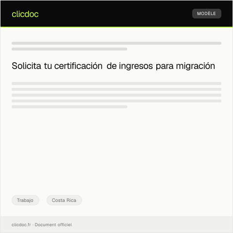 Vista previa del documento Solicitar certificación de ingresos para trámites migratorios — Trabajo, Costa Rica