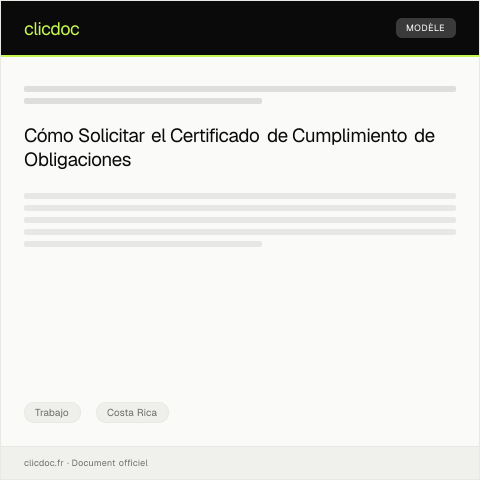 Vista previa del documento Solicitar certificado de cumplimiento de obligaciones laborales — Trabajo, Costa Rica