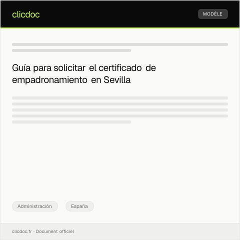 Vista previa del documento Solicitar copia del certificado de empadronamiento en Ayuntamiento de Sevilla — Administración, España