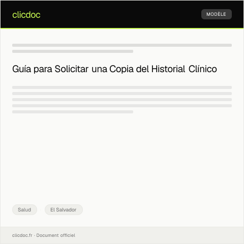 Vista previa del documento Solicitar copia del historial clínico — Salud, El Salvador