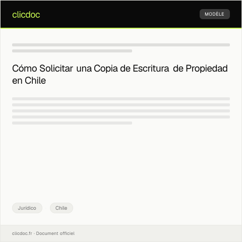 Vista previa del documento Solicitar copia de escritura de propiedad — Jurídico, Chile