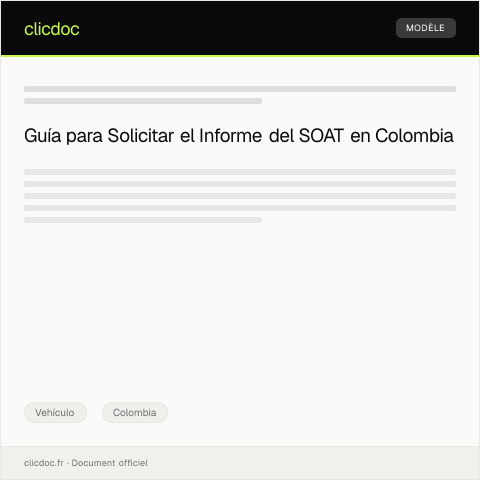 Vista previa del documento Solicitar Informe de Estado del SOAT — Vehículo, Colombia
