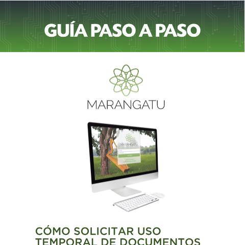 Vista previa del documento Guía paso a paso - Cómo solicitar uso termporal de Documentos Preimpresos — Guias, Paraguay
