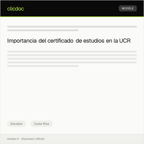 Vista previa del documento Solicitud de certificado de estudios en la Universidad de Costa Rica — Estudios, Costa Rica
