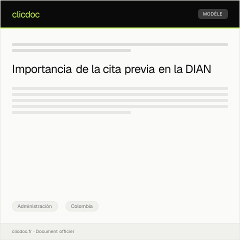 Vista previa del documento Solicitud de cita previa — Administración, Colombia