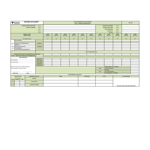 Document preview: DA 260B1 – Other Fermented Beverages OS – External Form — PDF Forms, South Africa (CERFA n°DA 260B1)