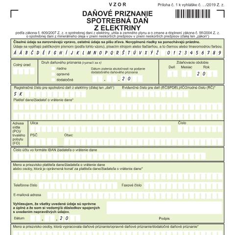 Document preview: SPDELv20 — Iné, Slovensko (CERFA n°SPDELv20)