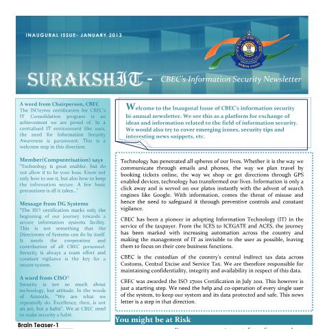Document preview: Surakshit English — gst, India (CERFA n°Surakshit_English)