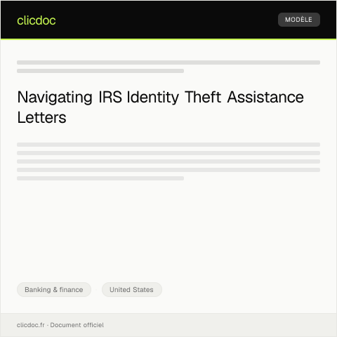 Document preview: Taxpayer Identity Theft Victim Assistance — Banking & finance, United States