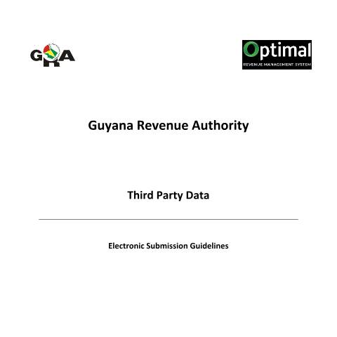 Document preview: Third Party Data Guide — Administrative Forms, Guyana