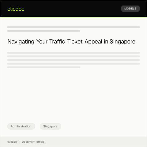Document preview: Request for Review of Traffic Ticket Appeal at State Courts — Administration, Singapore
