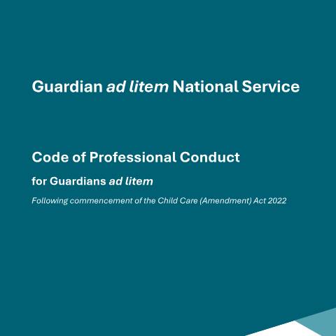 Document preview: Application to avail of transition as a Guardian ad litem under section 35Q — Code of Conduct Guardian ad litem National Service — Department of Children, Disability and Equality, Ireland