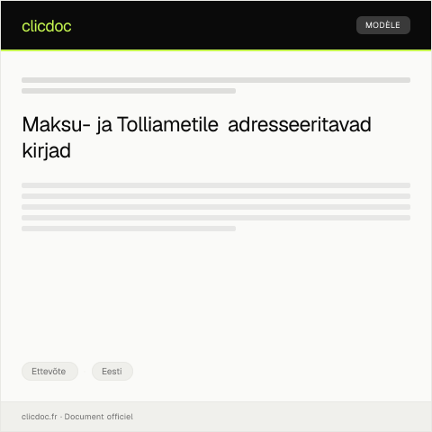 Document preview: Tulu- ja maksuandmete deklareerimine ning kinnitamine — Ettevõte, Eesti