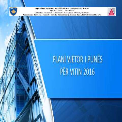 Document preview: Plani i punës — Planet Vjetore, Kosovë