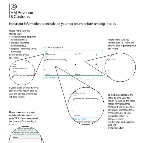 Document preview: Complete your Self Assessment tax return for 5 April 2025 or earlier — HM Revenue & Customs, United Kingdom