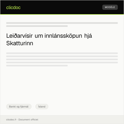 Document preview: Umsókn um innlánssköpun — Banki og fjármál, Ísland