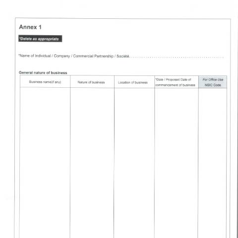 Document preview: annexBRF1 — Document, Mauritius (CERFA n°annexBRF1-1)