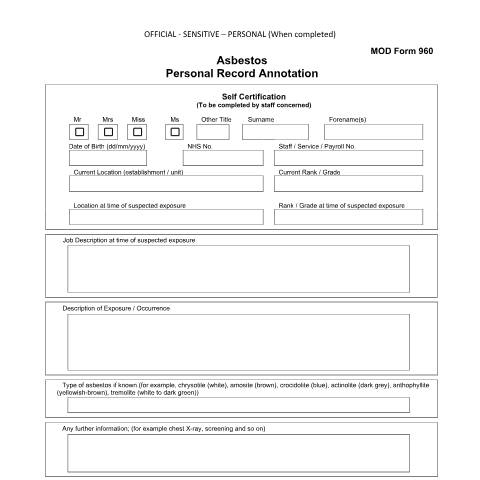 Document preview: Management of health and safety in defence: safety forms (JSP 375) — Ministry of Defence, United Kingdom