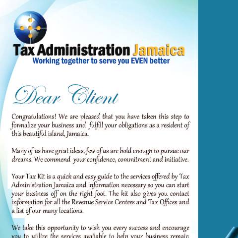 Document preview: Dear Client — Document, Jamaica (CERFA n°dear_client)