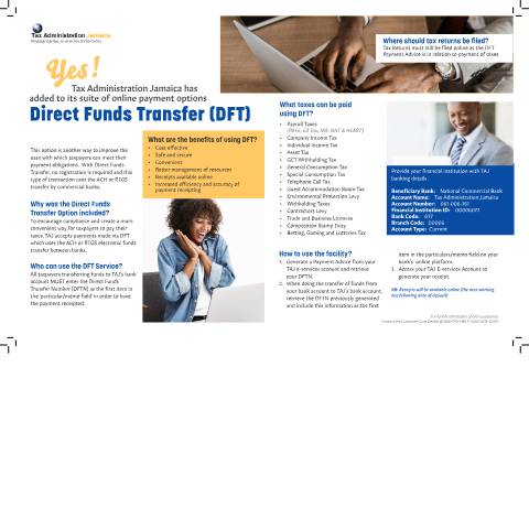 Document preview: Final Advertorial DFT — Document, Jamaica (CERFA n°FINAL+Advertorial+-+DFTN)