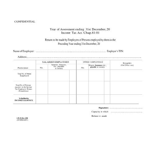 Document preview: forms 2 B — Administrative Forms, Guyana