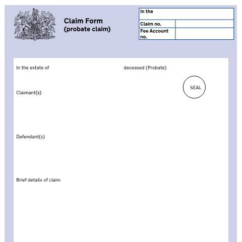 Document preview: Form N2: Contest a will — HM Courts & Tribunals Service, United Kingdom