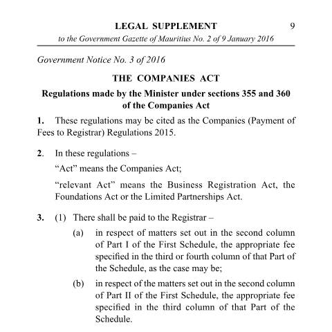 Document preview: GN032016 — Document, Mauritius (CERFA n°GN032016)