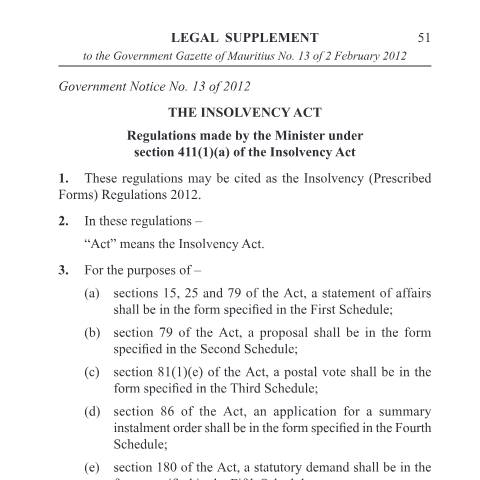 Document preview: GN132012 — Document, Mauritius (CERFA n°GN132012)
