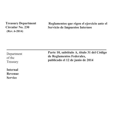 Document preview: IRS Publication pcir230s — IRS, United States (CERFA n°PUB-CIR230S)