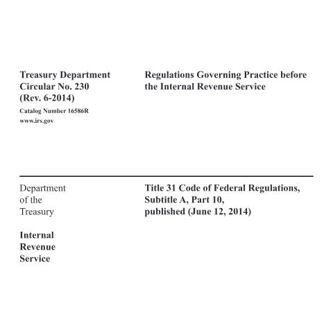 Document preview: IRS Publication pcir230 — IRS, United States (CERFA n°PUB-CIR230)