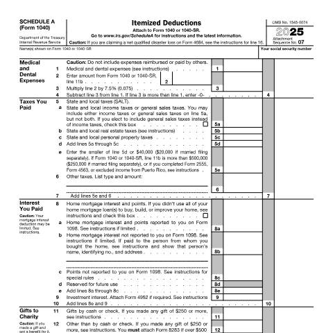 Document preview: IRS Form f1040sa — IRS, United States (CERFA n°1040SA)