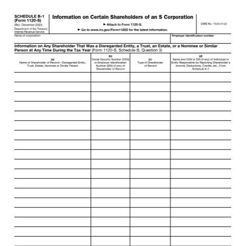 Document preview: IRS Form f1120ssb — IRS, United States (CERFA n°1120SSB)