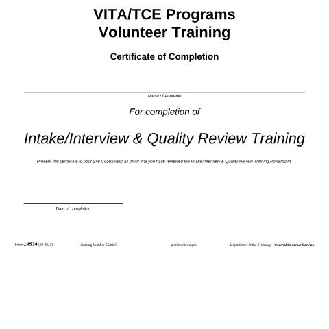 Document preview: IRS Form f14534 — IRS, United States (CERFA n°14534)