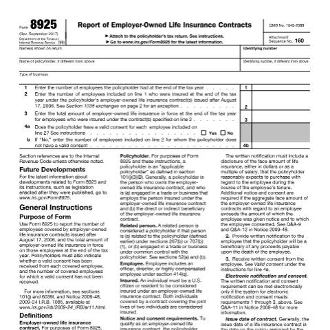 Document preview: IRS Form f8925 — IRS, United States (CERFA n°8925)