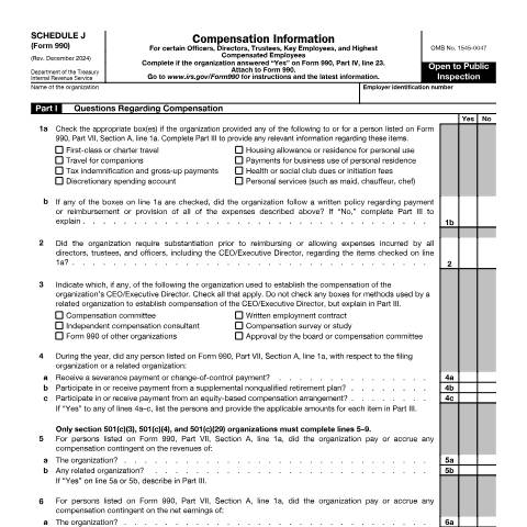 Document preview: IRS Form f990sj — IRS, United States (CERFA n°990SJ)