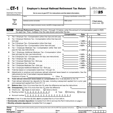 Document preview: IRS Form fct1 — IRS, United States (CERFA n°CT1)