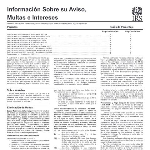 Document preview: IRS Other n746sp — IRS, United States