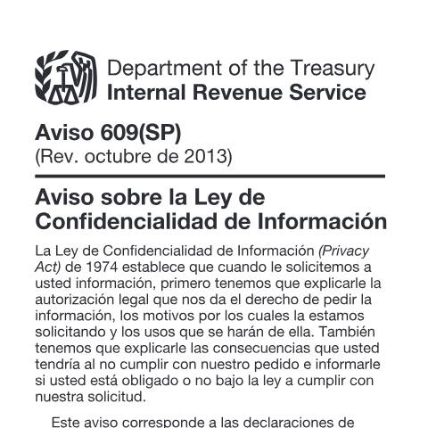 Document preview: IRS Other n609s — IRS, United States