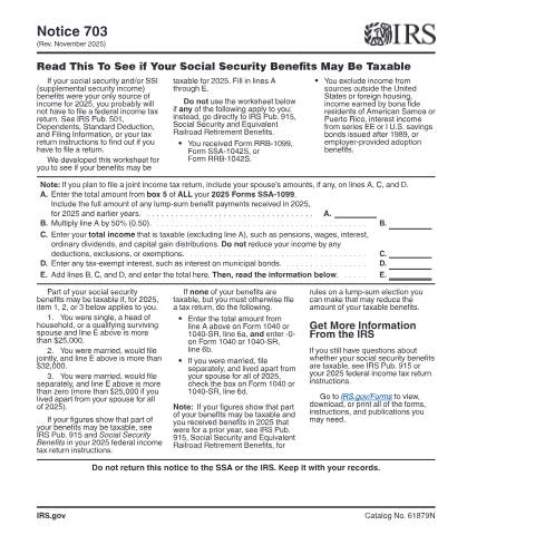 Document preview: IRS Other n703 — IRS, United States