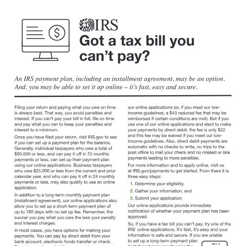 Document preview: IRS Publication p5123 — IRS, United States (CERFA n°PUB-5123)
