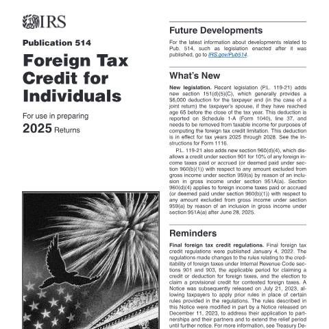 Document preview: IRS Publication p514 — IRS, United States (CERFA n°PUB-514)