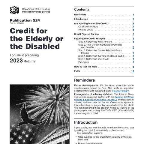 Document preview: IRS Publication p524 — IRS, United States (CERFA n°PUB-524)